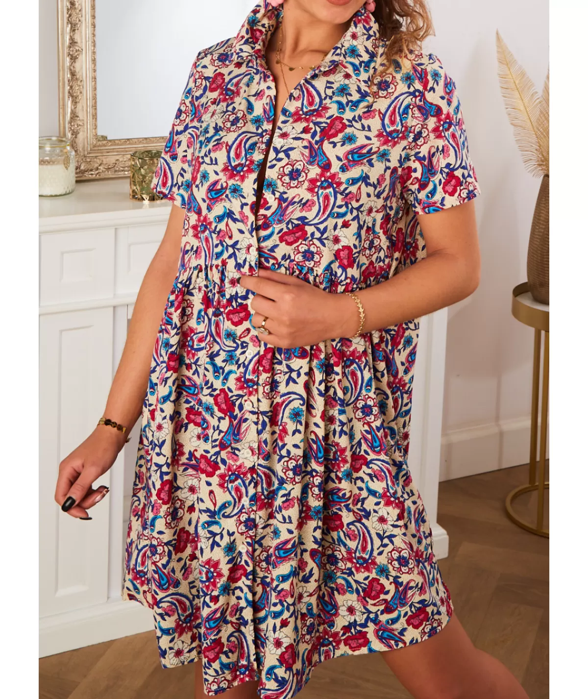 La boutique de Lilie Robes>ROBE MAURANE Bleu