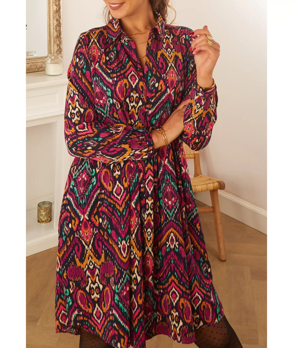 La boutique de Lilie Robes>ROBE MAYA Violet