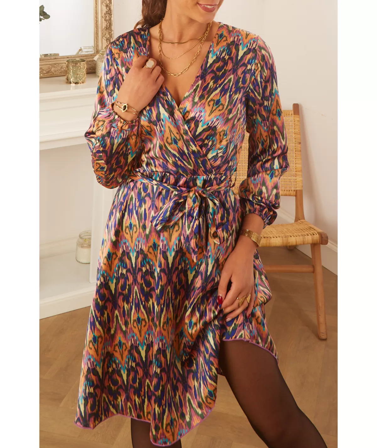 La boutique de Lilie Robes>ROBE MEITE Multicolore
