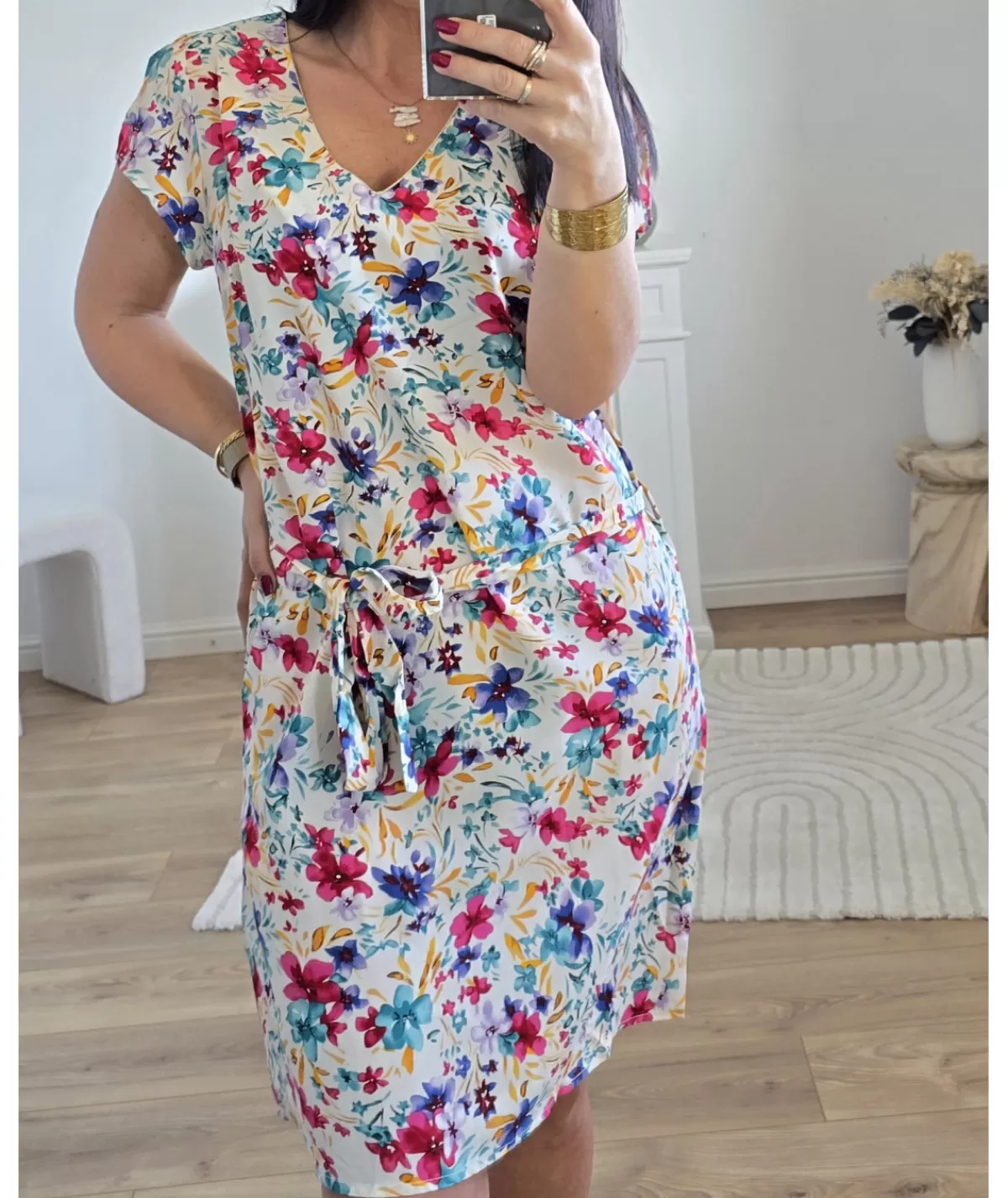 La boutique de Lilie Robes>ROBE MELANIE Blanc