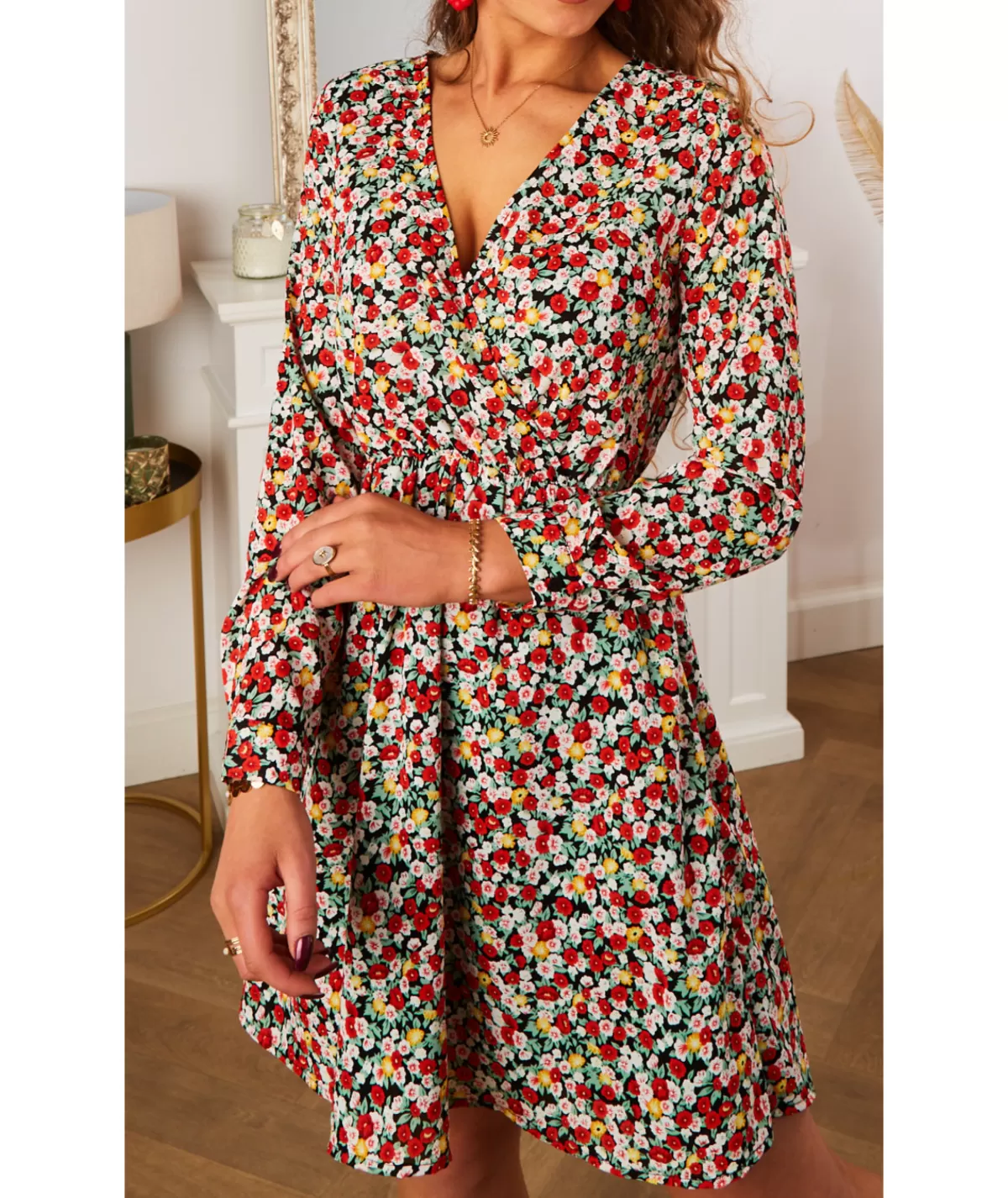 La boutique de Lilie Robes>ROBE MELISSA Noir