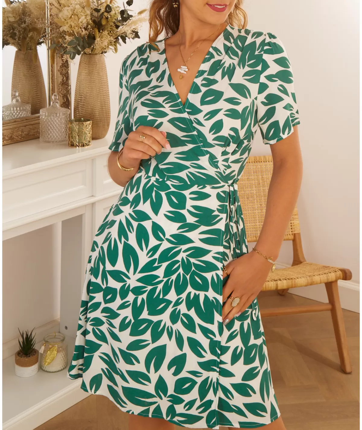 La boutique de Lilie Robes>ROBE MEREDITH Vert