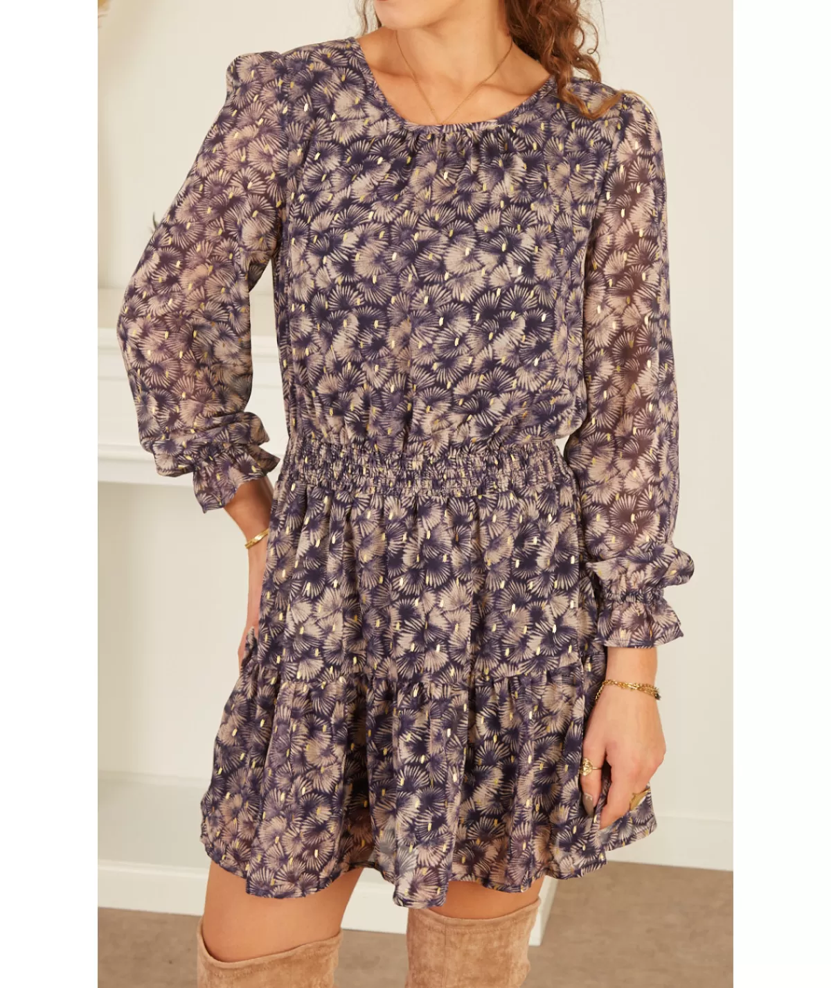 La boutique de Lilie Robes>ROBE MONA Marine