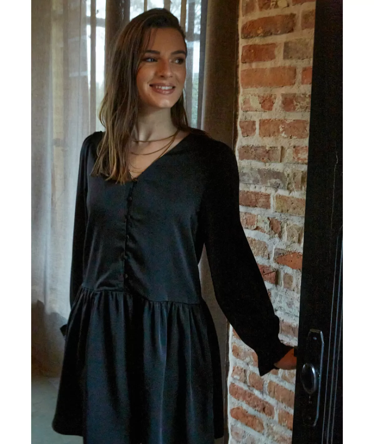 La boutique de Lilie Robes>ROBE MURIELLE Noir