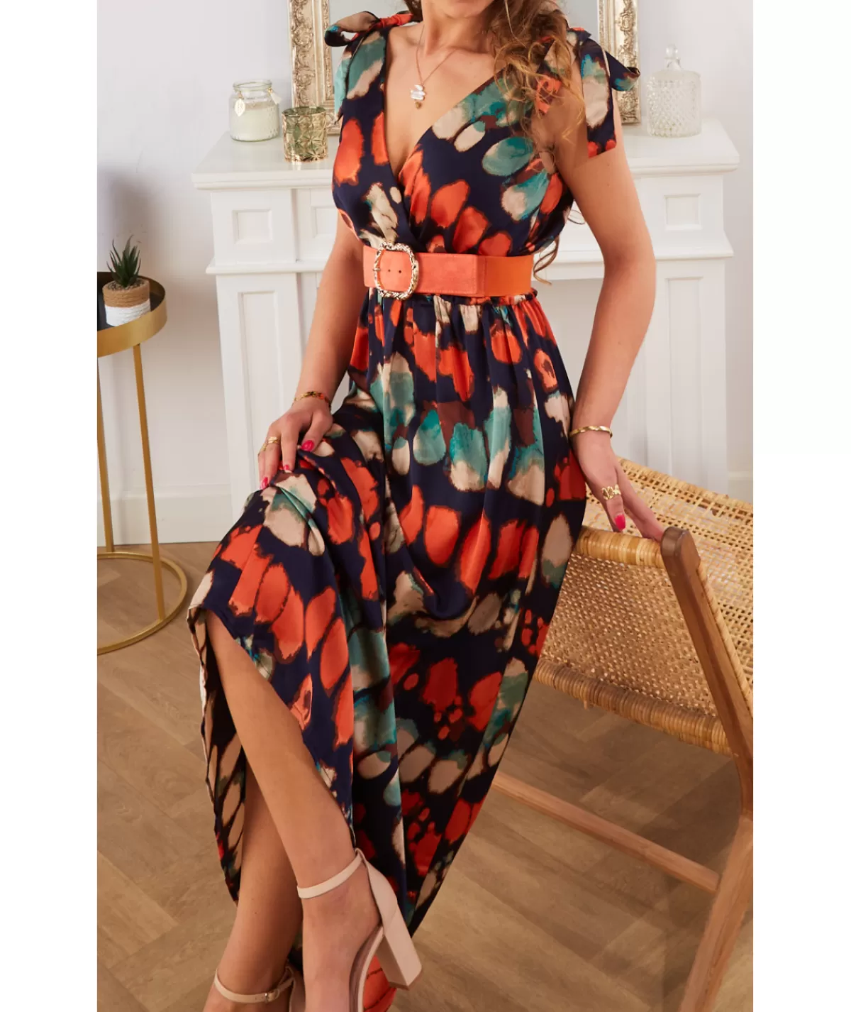 La boutique de Lilie Robes>ROBE NABARA Marine