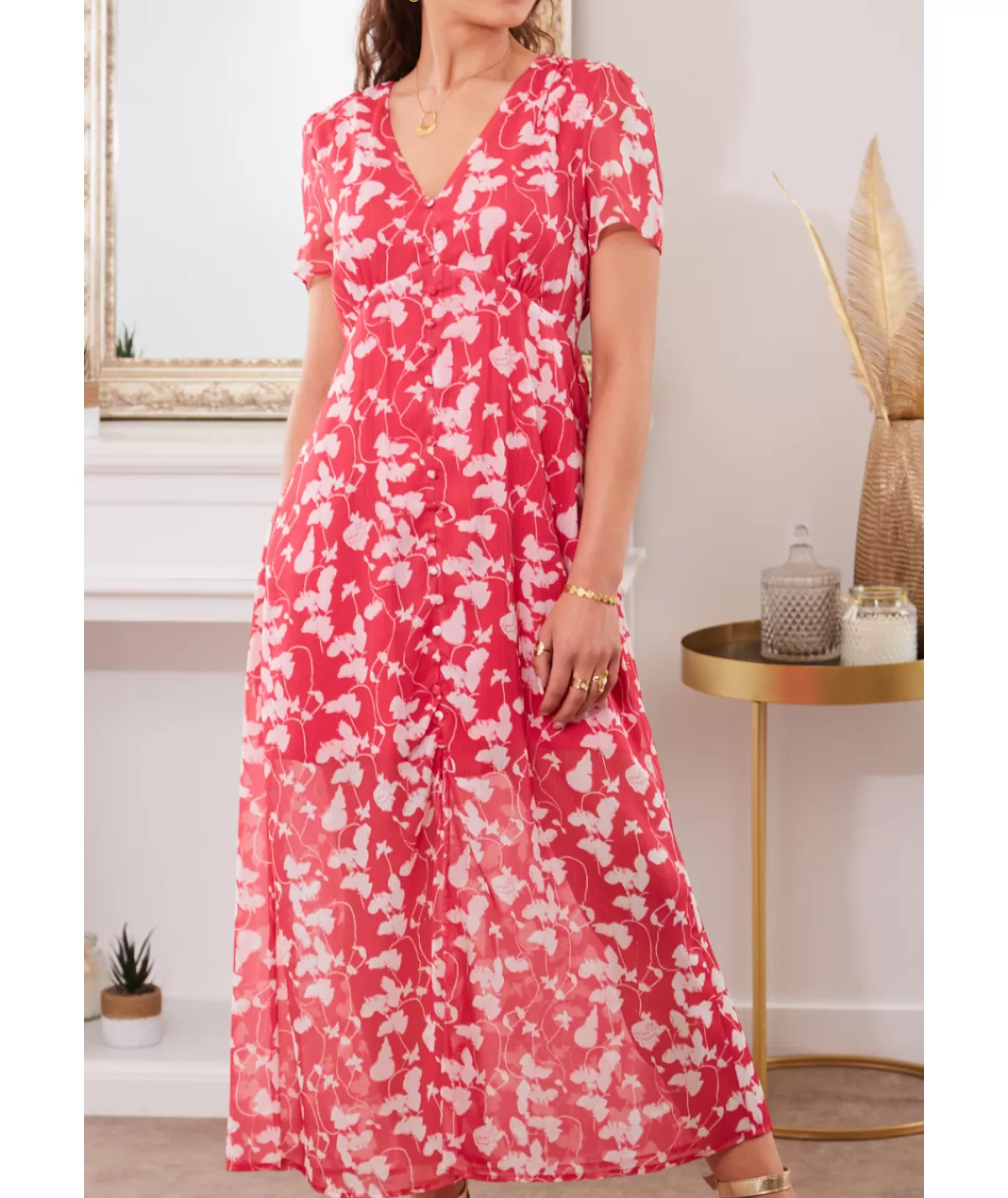 La boutique de Lilie Robes>ROBE NATHALIA Rose
