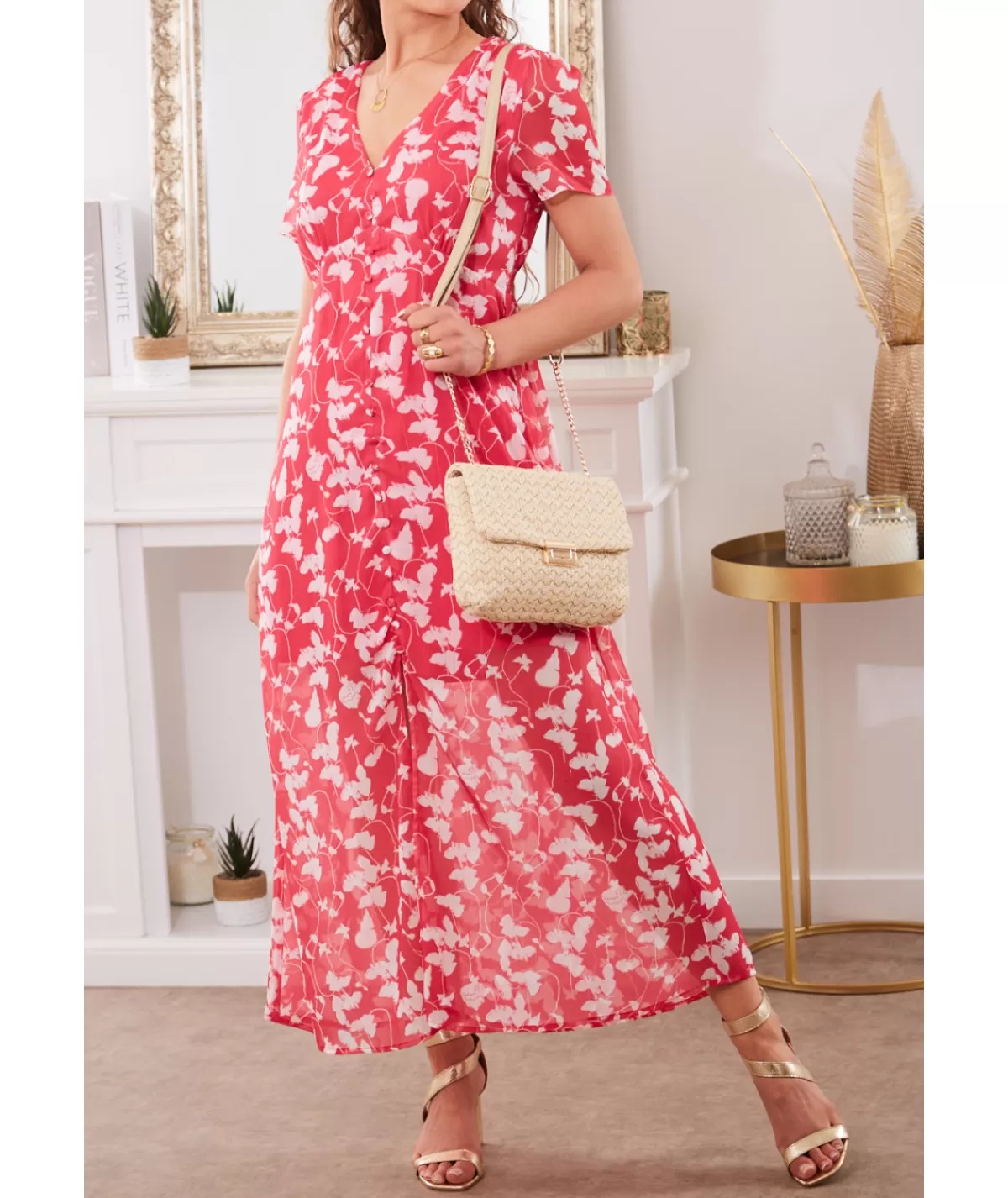 La boutique de Lilie Robes>ROBE NATHALIA Rose