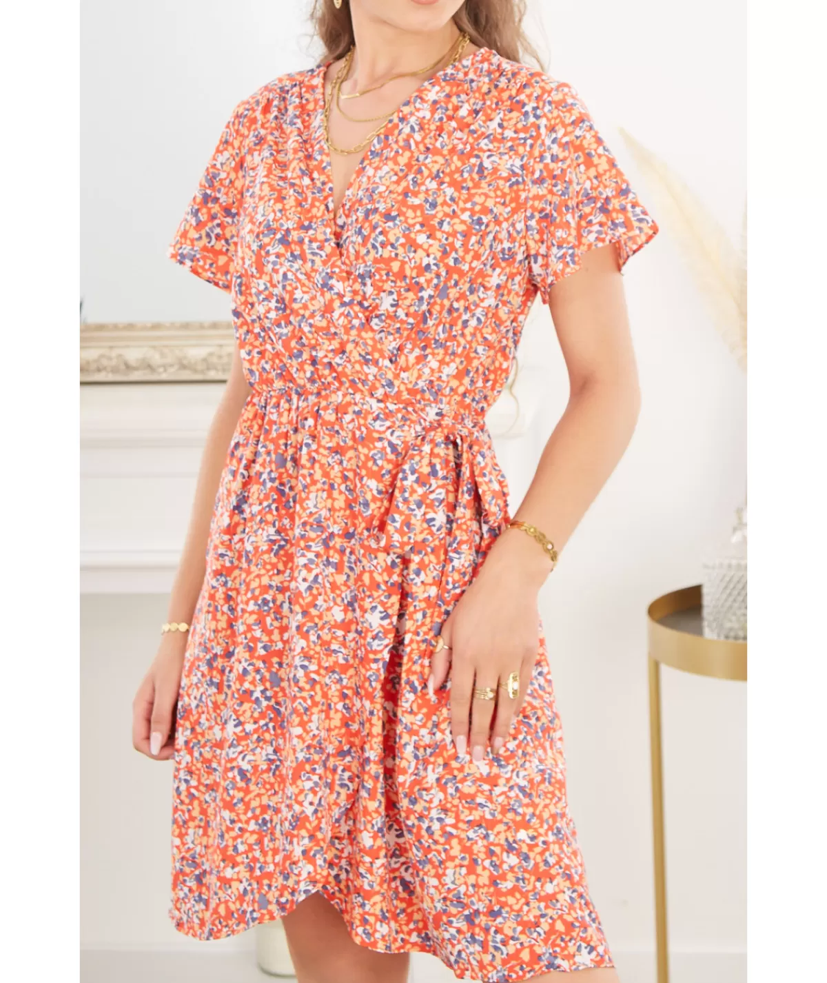 La boutique de Lilie Robes>ROBE NAYA Rouge