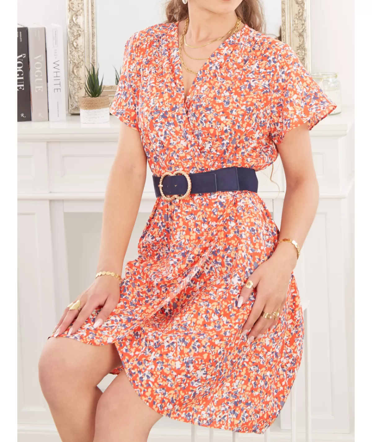 La boutique de Lilie Robes>ROBE NAYA Rouge