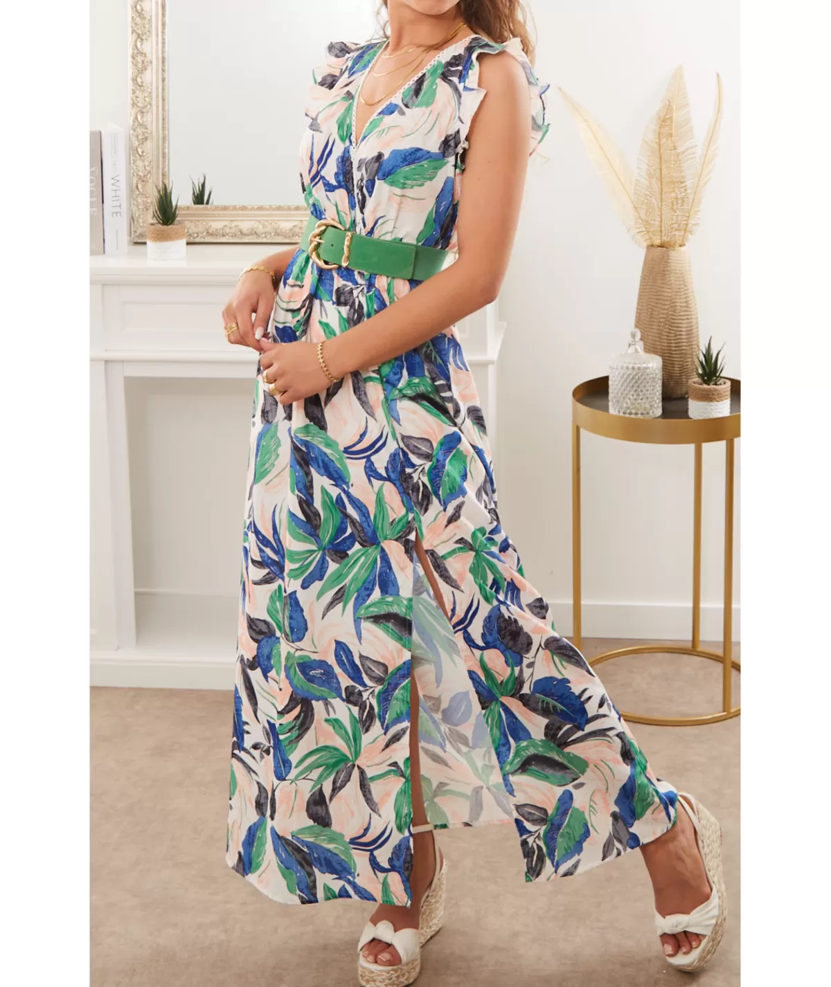 La boutique de Lilie Robes>ROBE NOELLE Vert