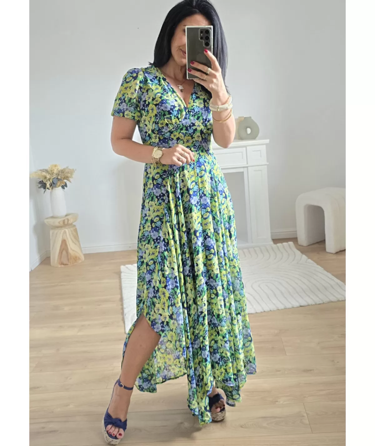 La boutique de Lilie Robes>ROBE NOURIA Vert