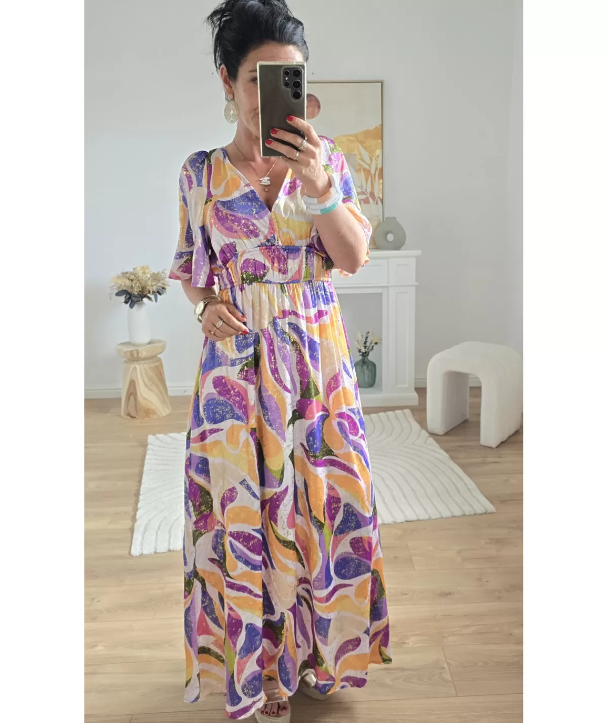 La boutique de Lilie Robes>ROBE PAMELA Violet