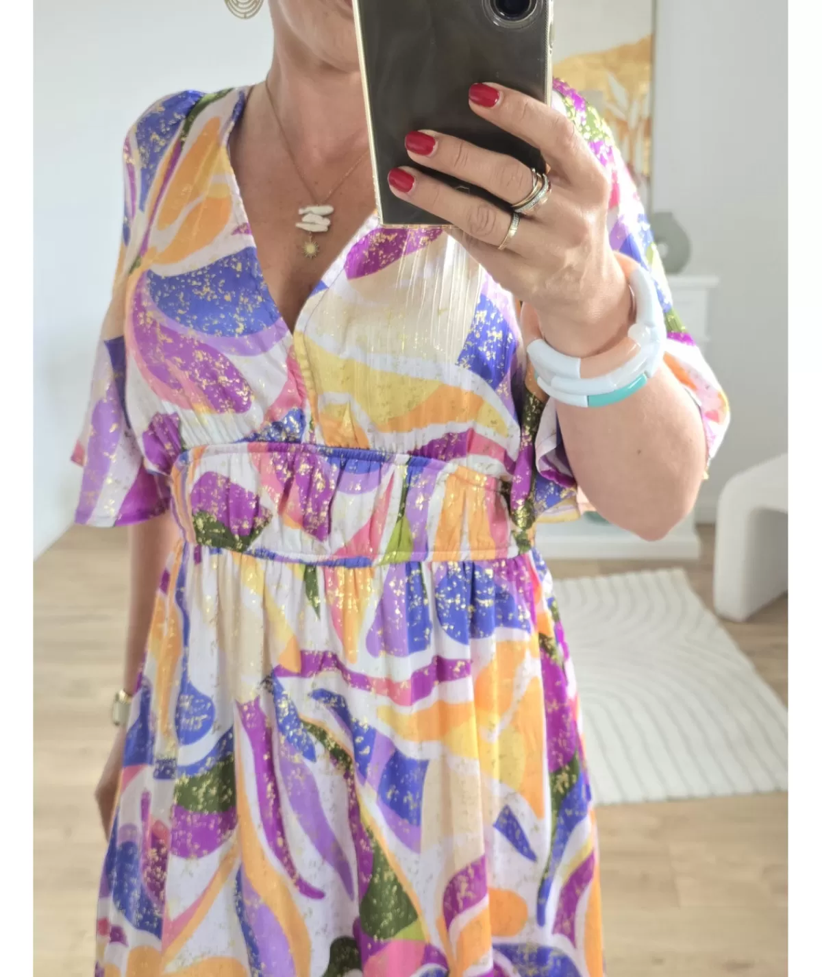La boutique de Lilie Robes>ROBE PAMELA Violet