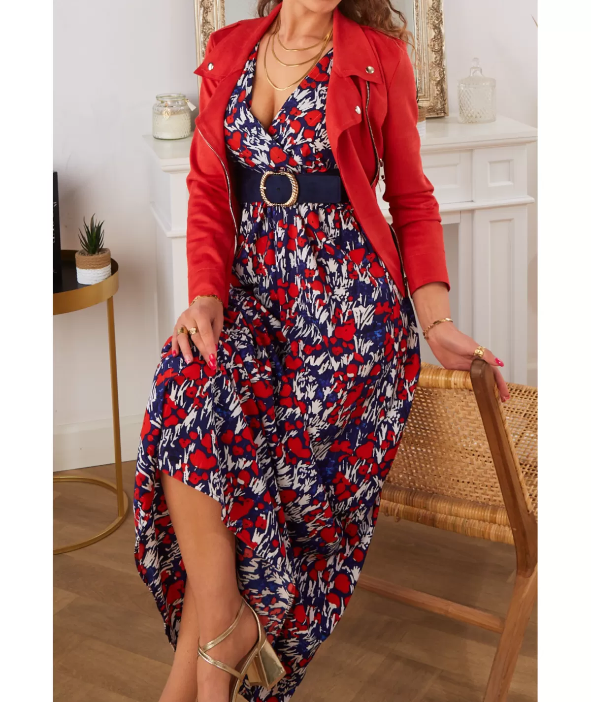La boutique de Lilie Robes>ROBE PARISSE Bleu