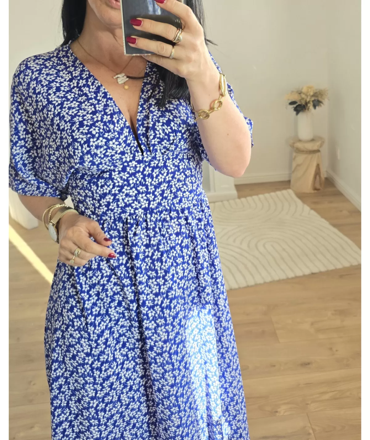 La boutique de Lilie Robes>ROBE PASCALINE LONGUE Bleu