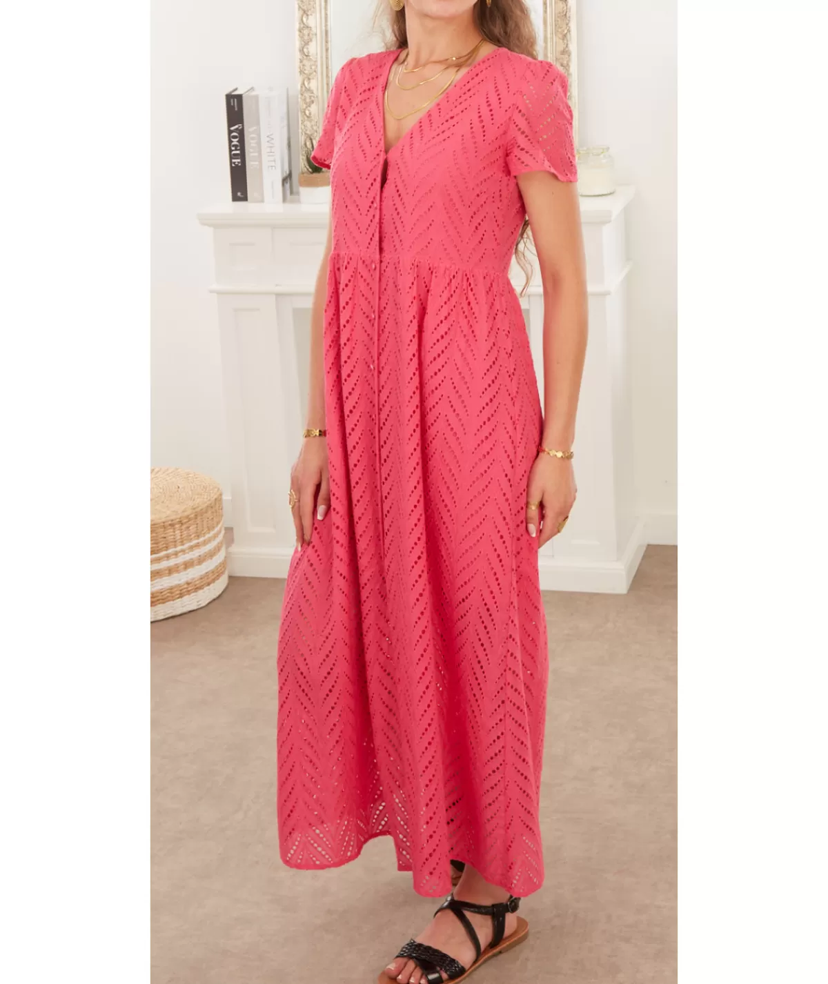 La boutique de Lilie Robes>ROBE PATTY Fushia