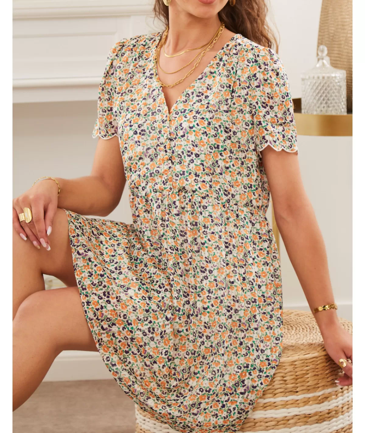 La boutique de Lilie Robes>ROBE PAULINA Blanc