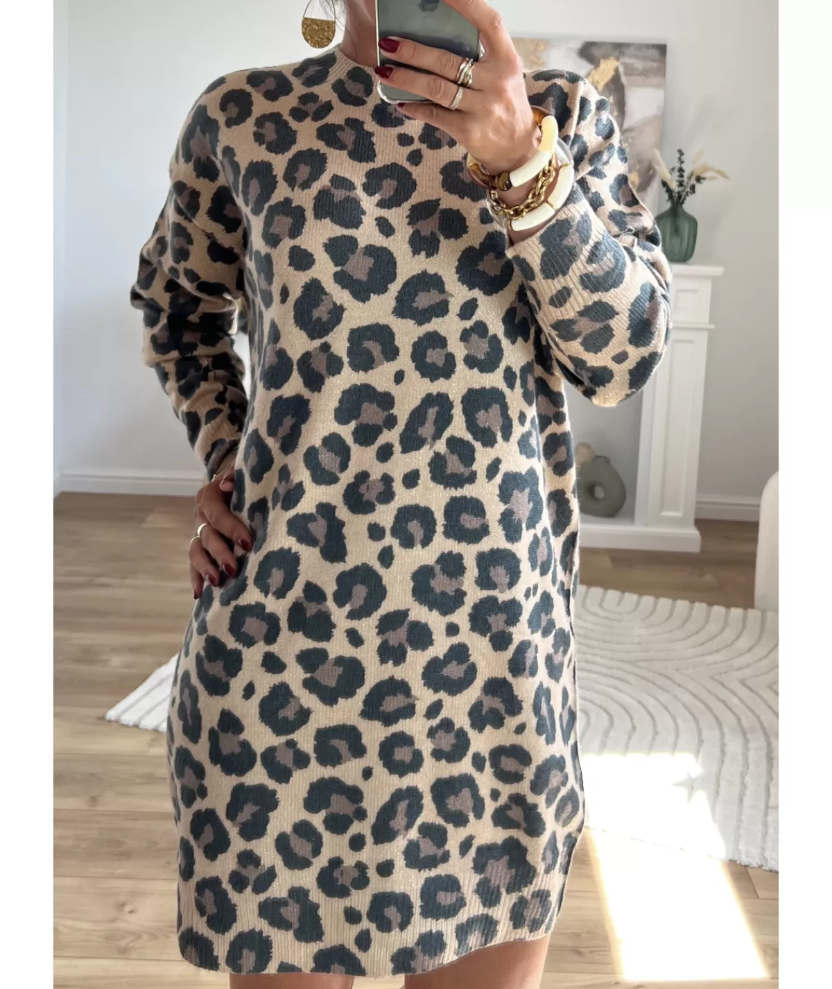 La boutique de Lilie Robes>ROBE PULL ALIZEE Camel