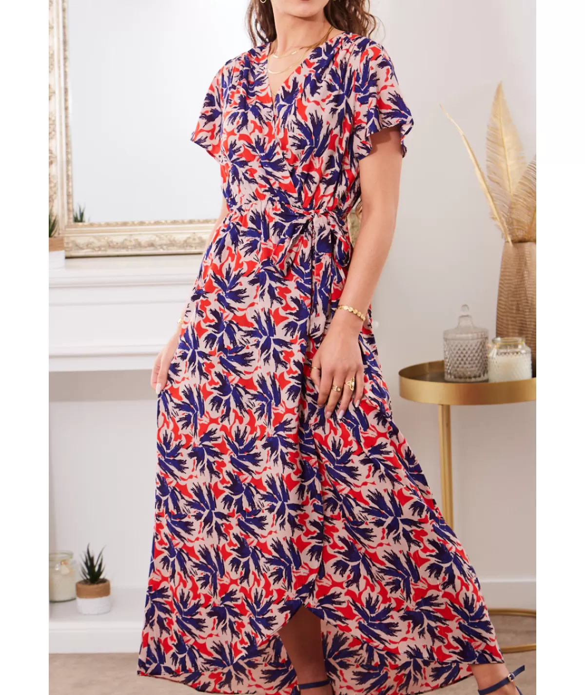 La boutique de Lilie Robes>ROBE QUIANA Bleu