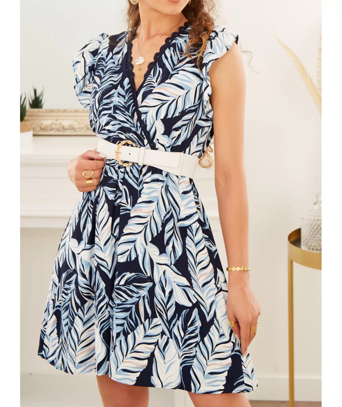 La boutique de Lilie Robes>ROBE RENE Bleu