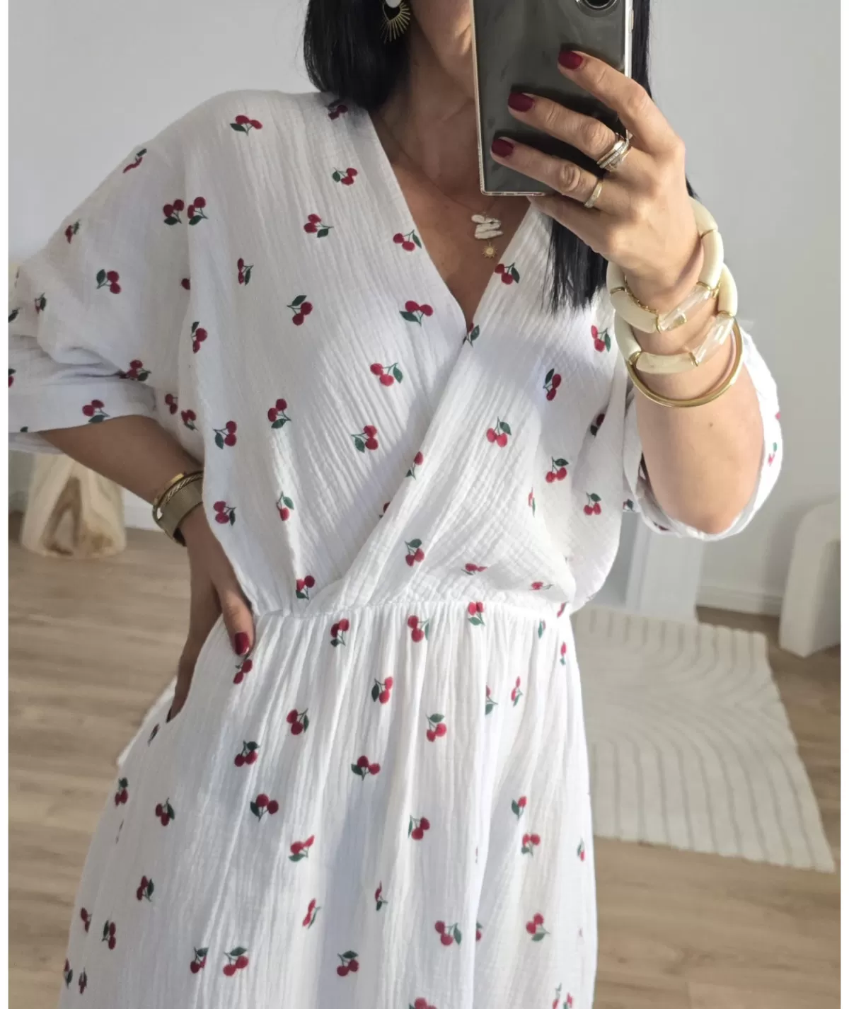 La boutique de Lilie Robes>ROBE ROBERTA Blanc