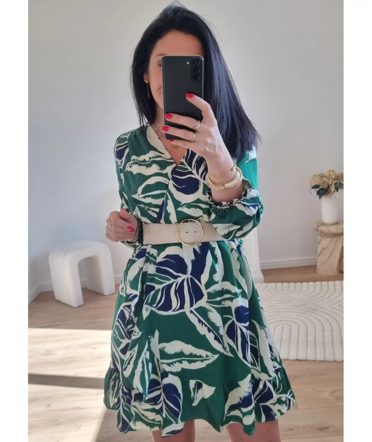 La boutique de Lilie Robes>ROBE ROLANDE Vert