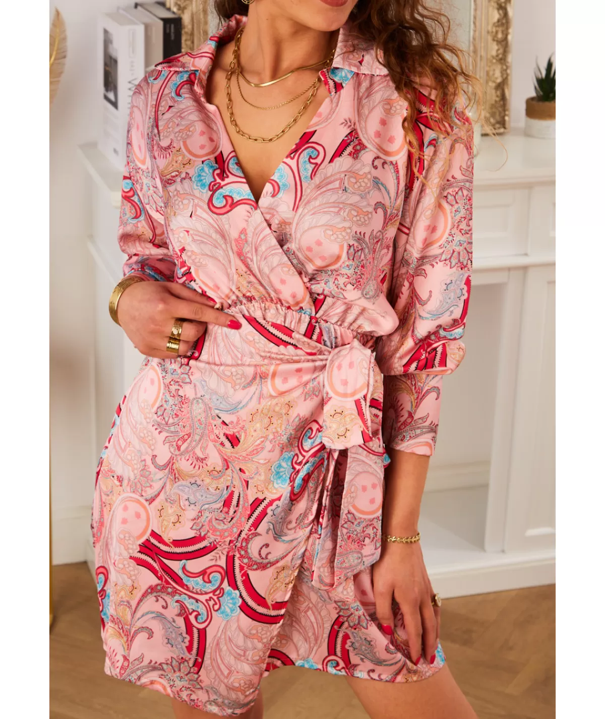 La boutique de Lilie Robes>ROBE ROSALIE Rose