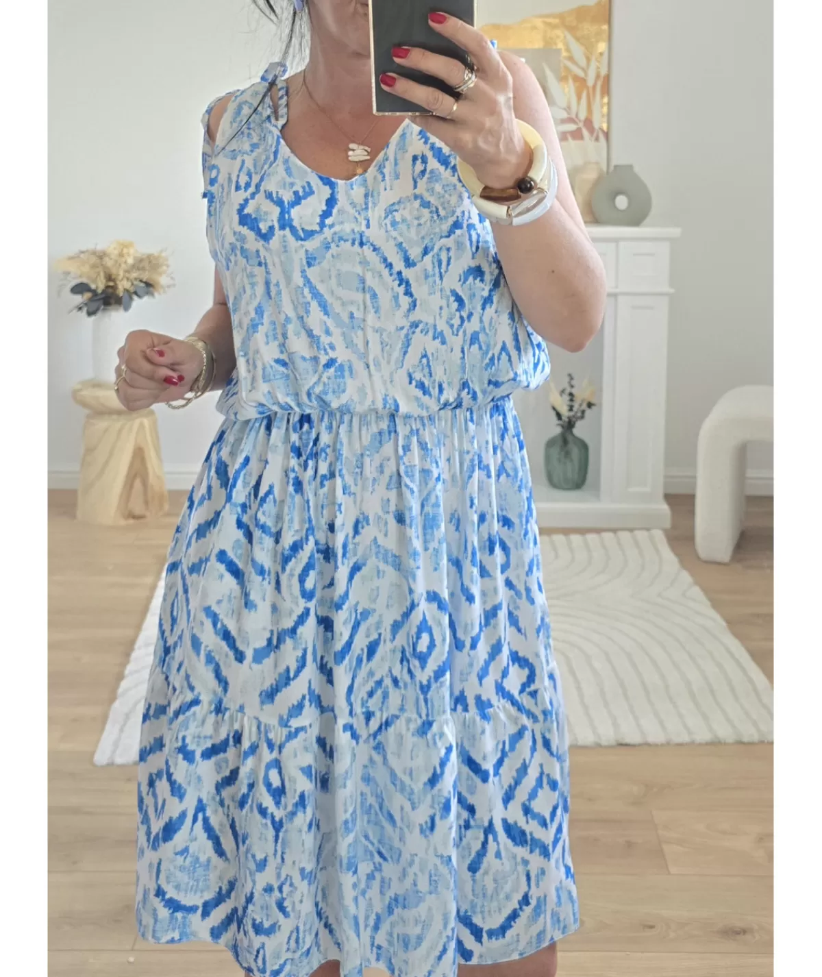 La boutique de Lilie Robes>ROBE ROSY Bleu