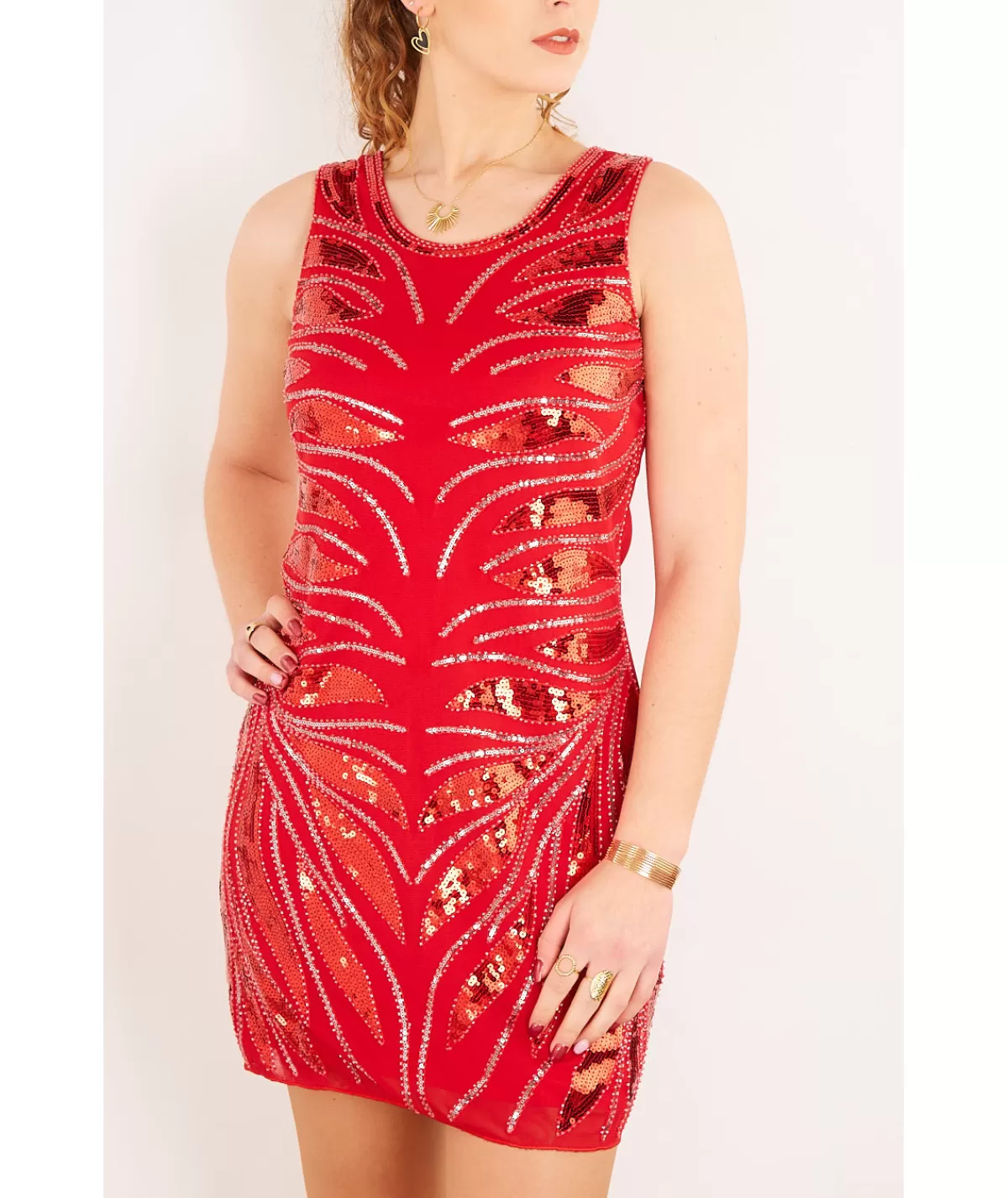 La boutique de Lilie Robes>ROBE ROZA Rouge