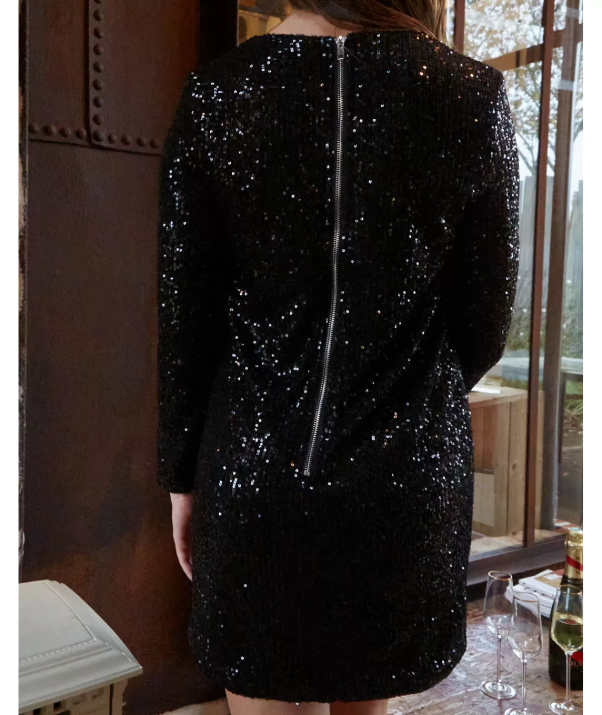 La boutique de Lilie Robes>ROBE SABRINA Noir