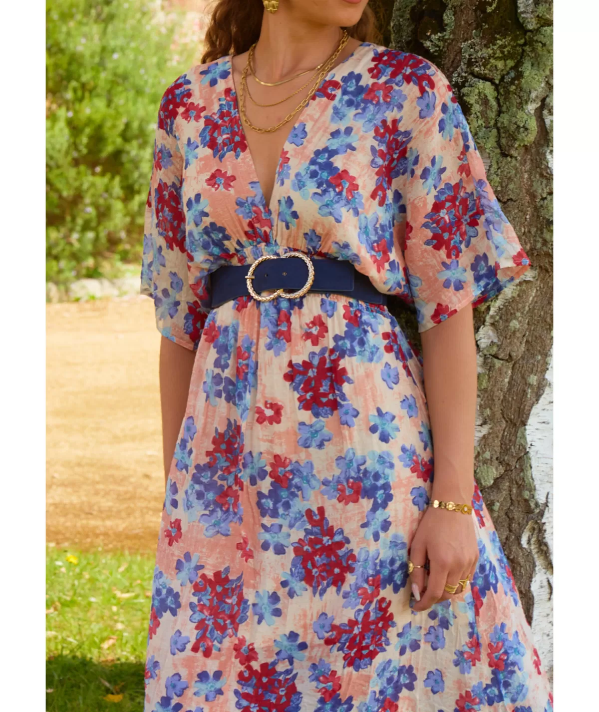 La boutique de Lilie Robes>ROBE SACHA Bleu