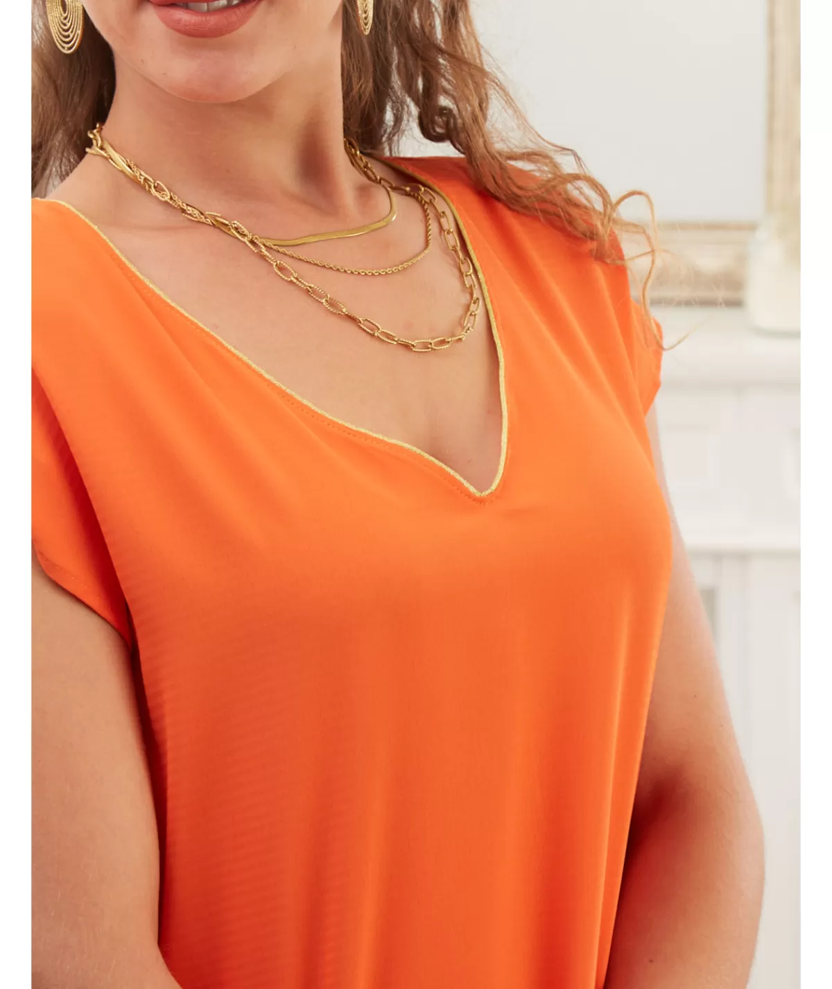 La boutique de Lilie Robes>ROBE SAMIRA Orange