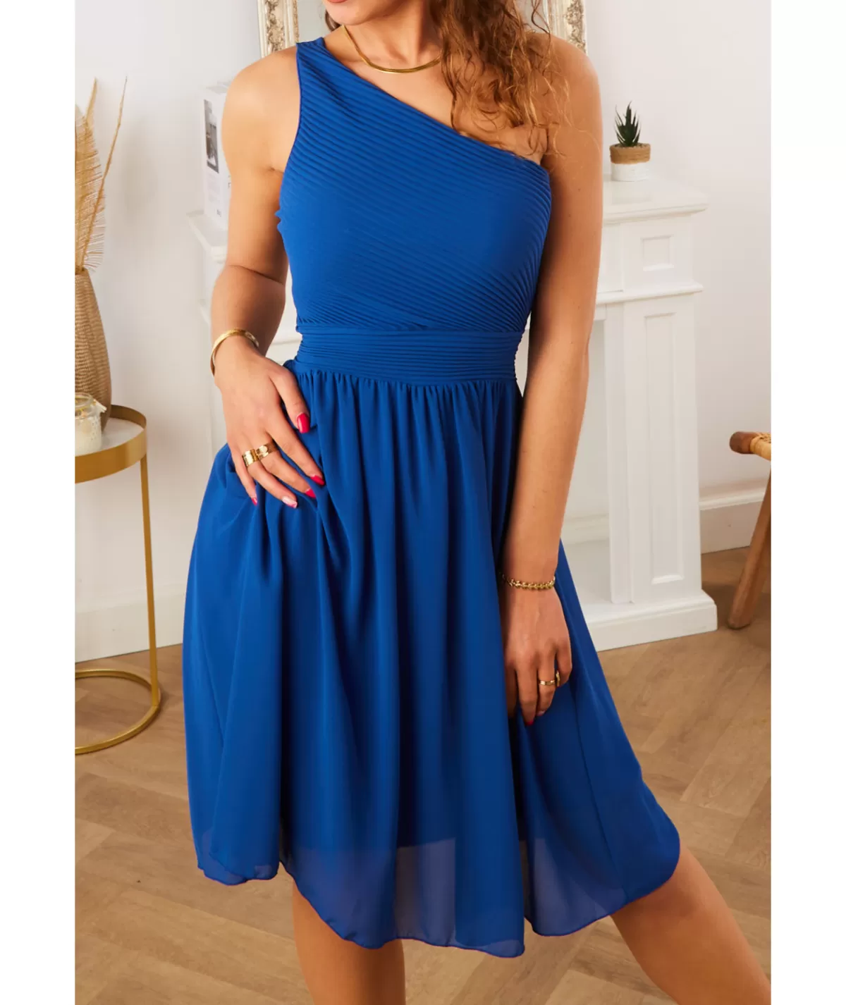 La boutique de Lilie Robes>ROBE SANDRA Bleuelectrique