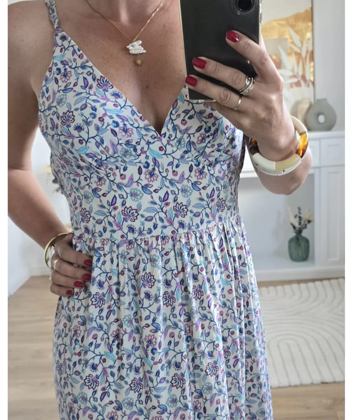 La boutique de Lilie Robes>ROBE SANDRINE Bleu