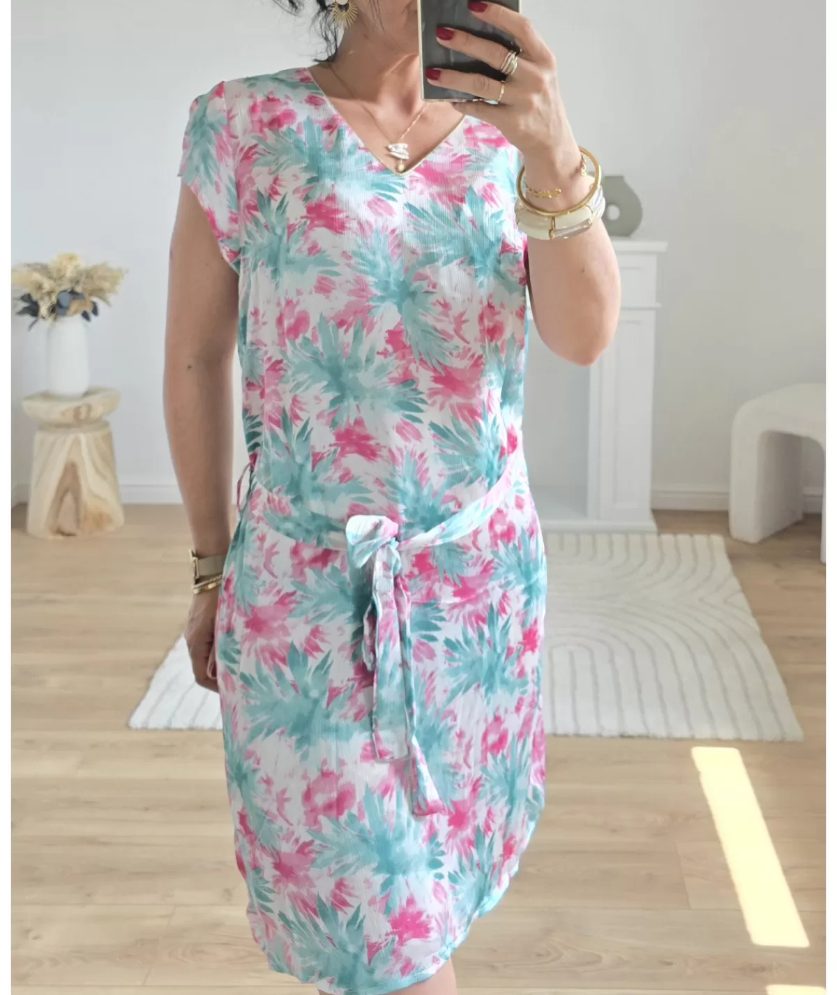 La boutique de Lilie Robes>ROBE SHARON Vertdeau