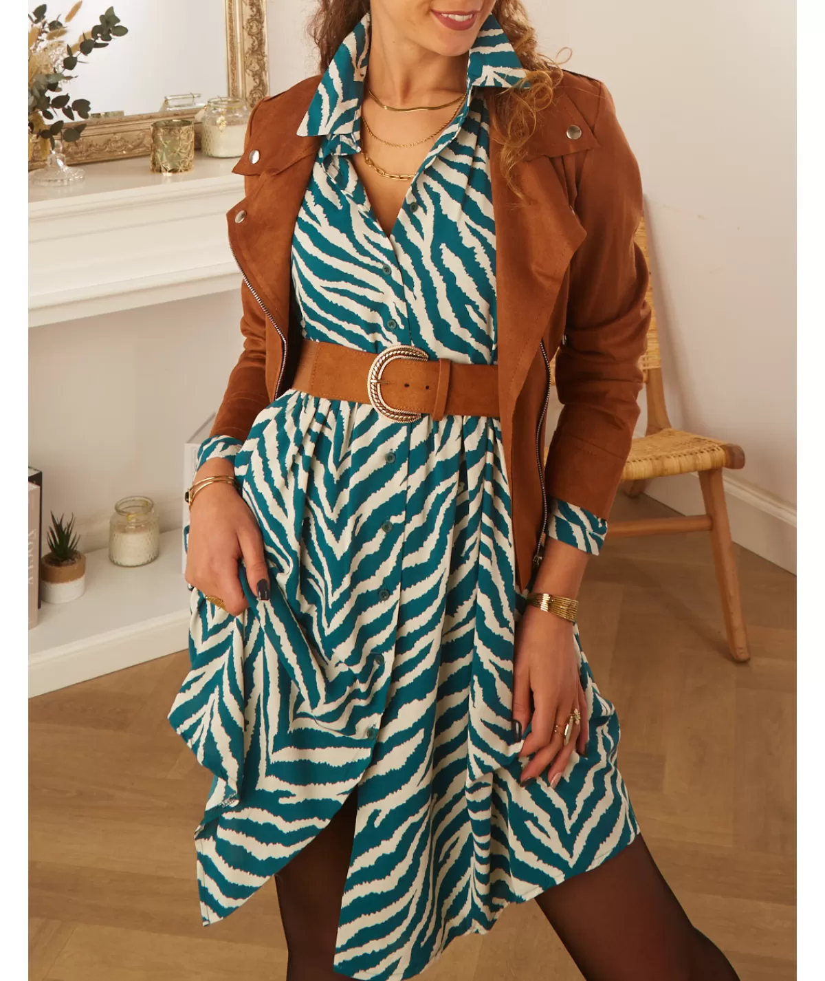 La boutique de Lilie Robes>ROBE SHEILA Vert