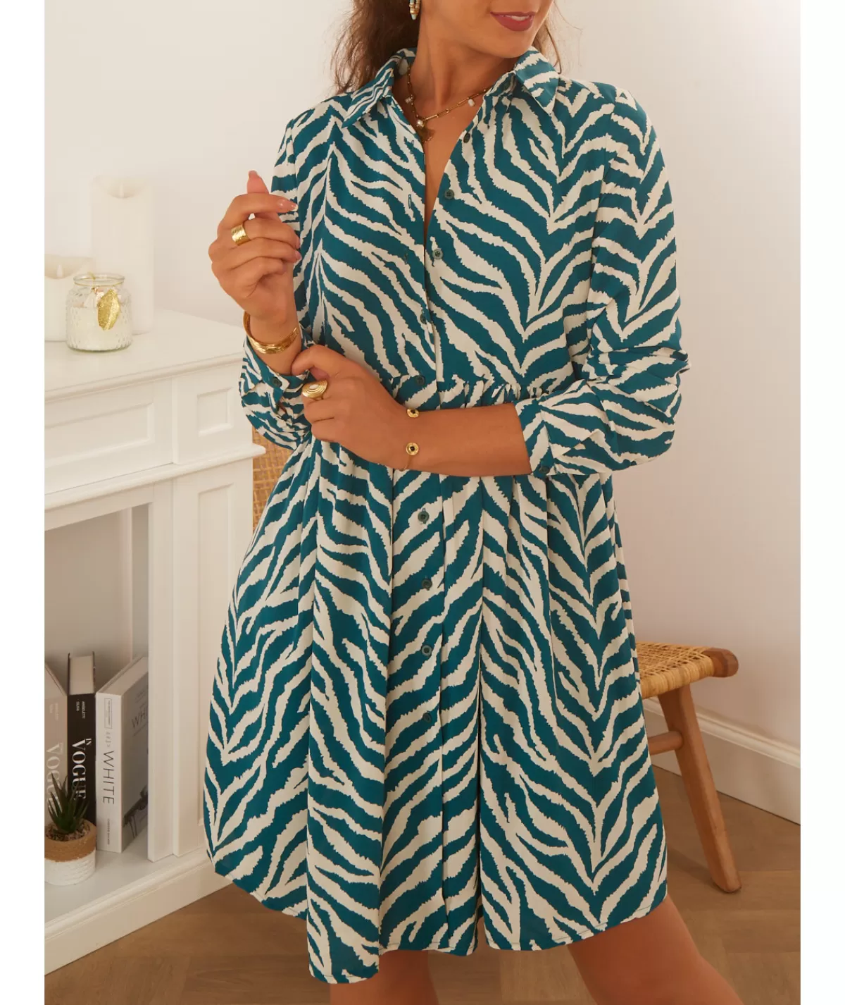 La boutique de Lilie Robes>ROBE SHEILA Vert