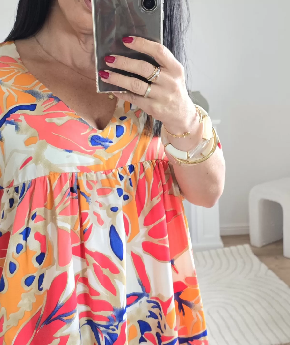 La boutique de Lilie Robes>ROBE SHORT ALBANE Rose