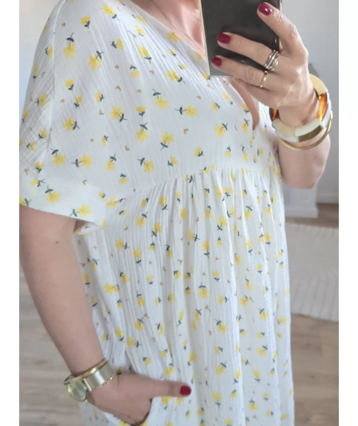 La boutique de Lilie Robes>ROBE SHORT HELOISE Blanc