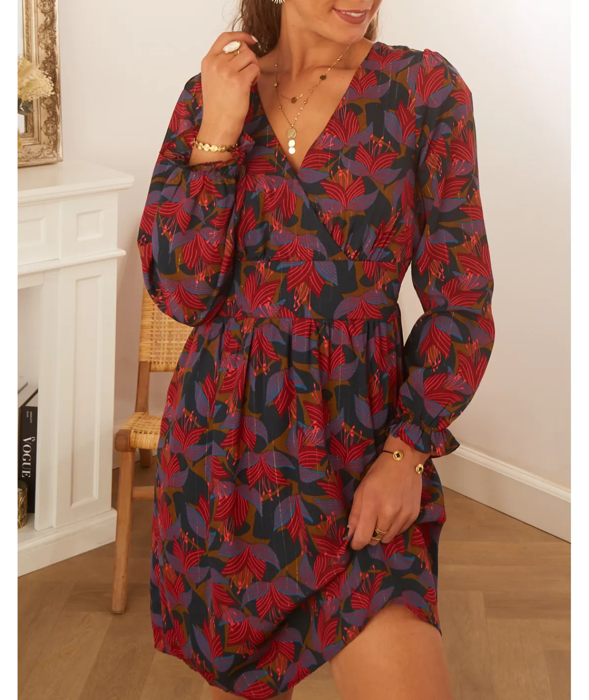 La boutique de Lilie Robes>ROBE SIDONIA Vertsapin