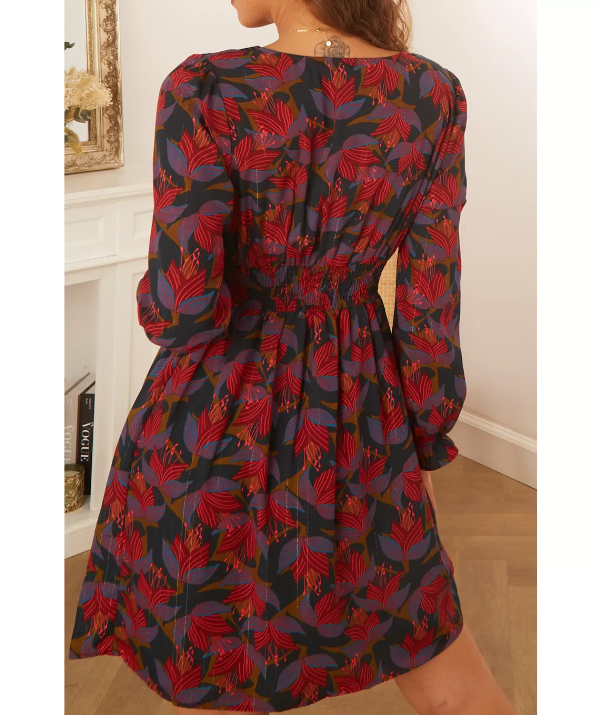 La boutique de Lilie Robes>ROBE SIDONIA Vertsapin