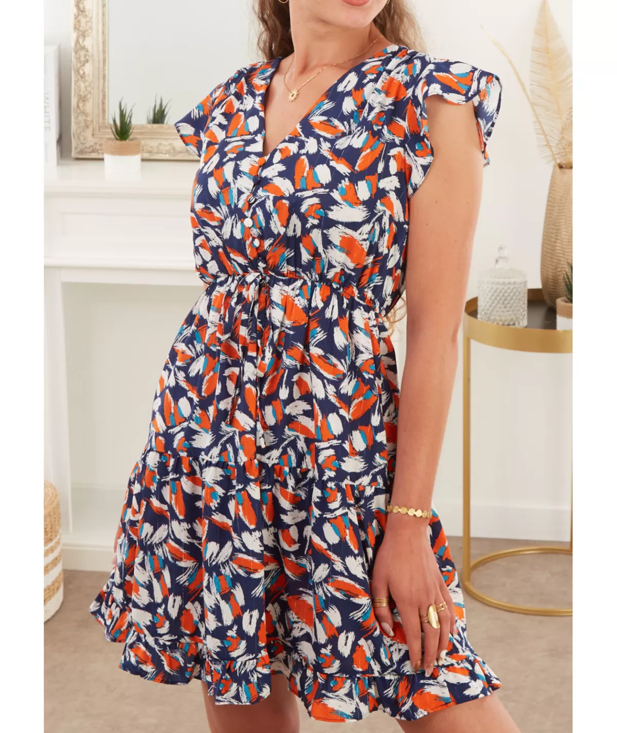 La boutique de Lilie Robes>ROBE SYBILLE Marine