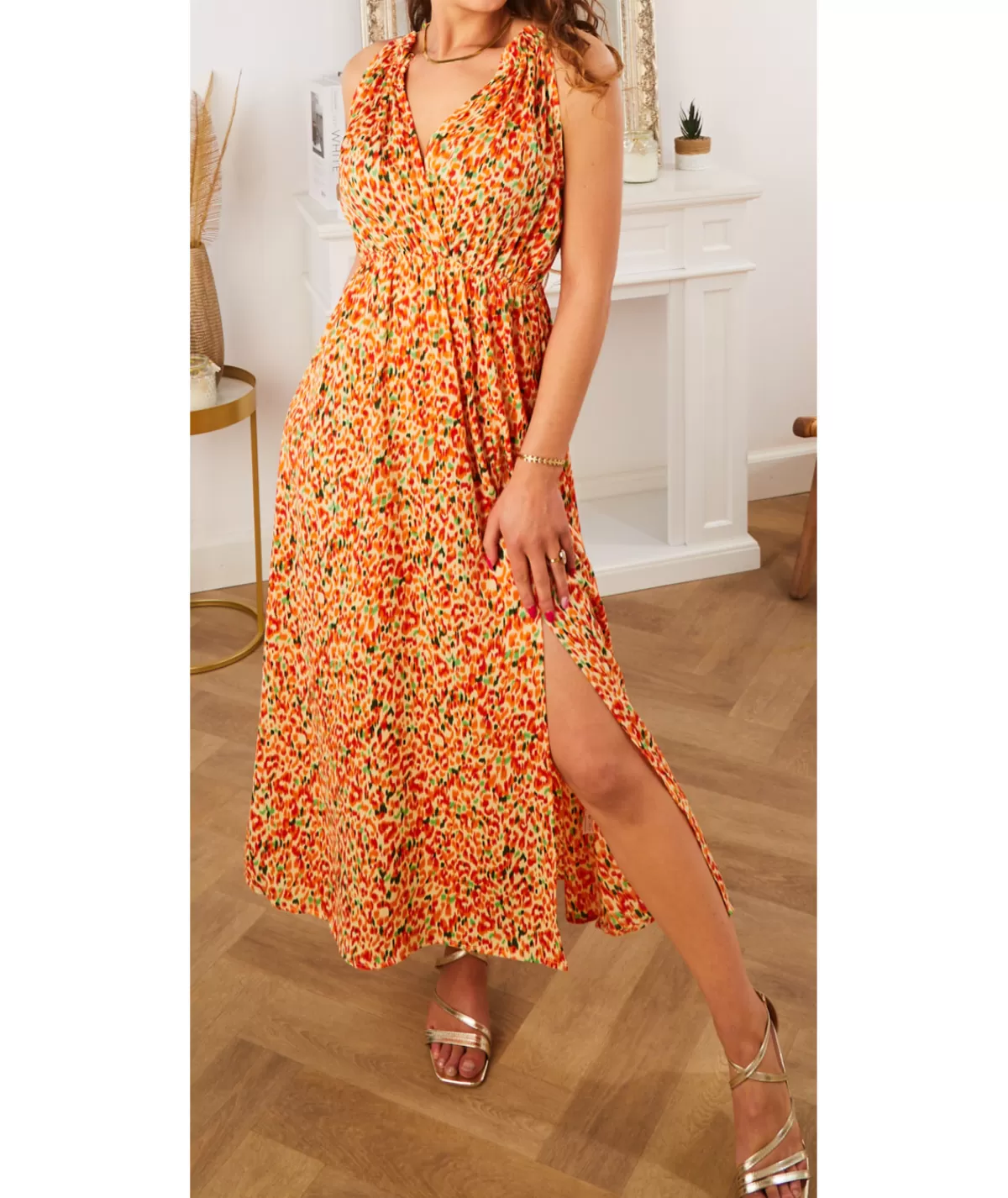 La boutique de Lilie Robes>ROBE TAYLOR Orange