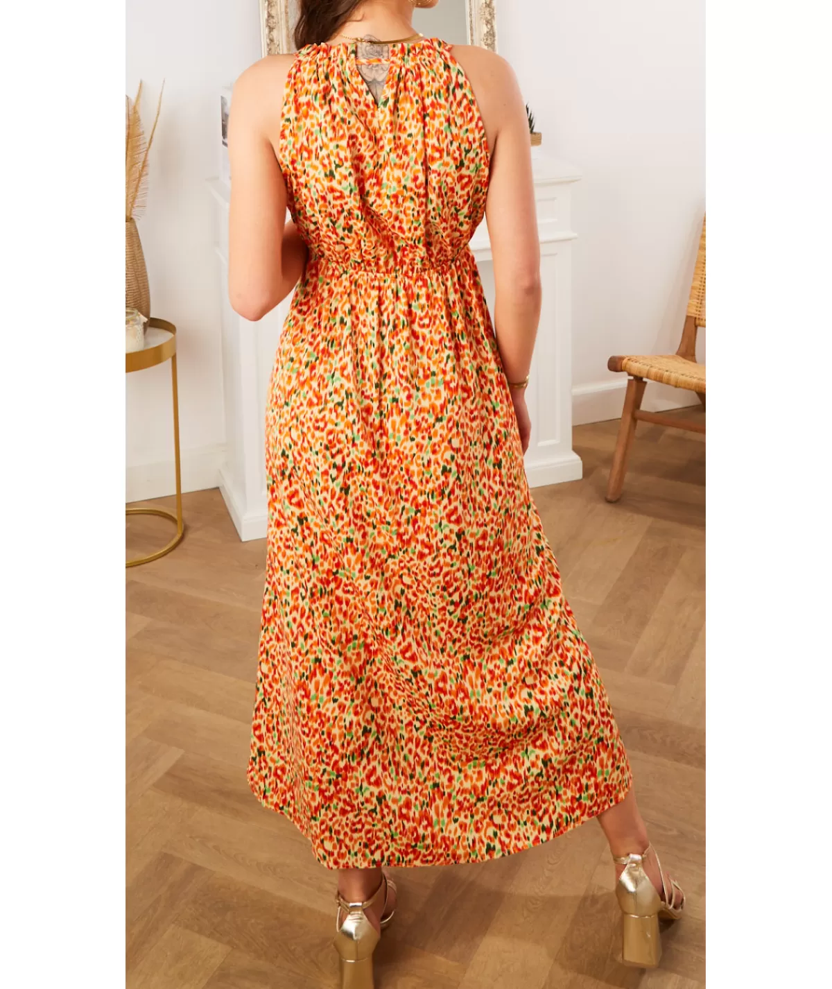 La boutique de Lilie Robes>ROBE TAYLOR Orange