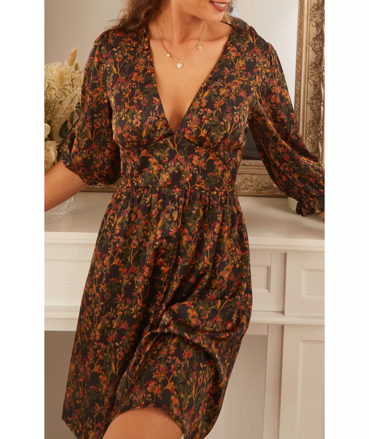 La boutique de Lilie Robes>ROBE TELMA Noir