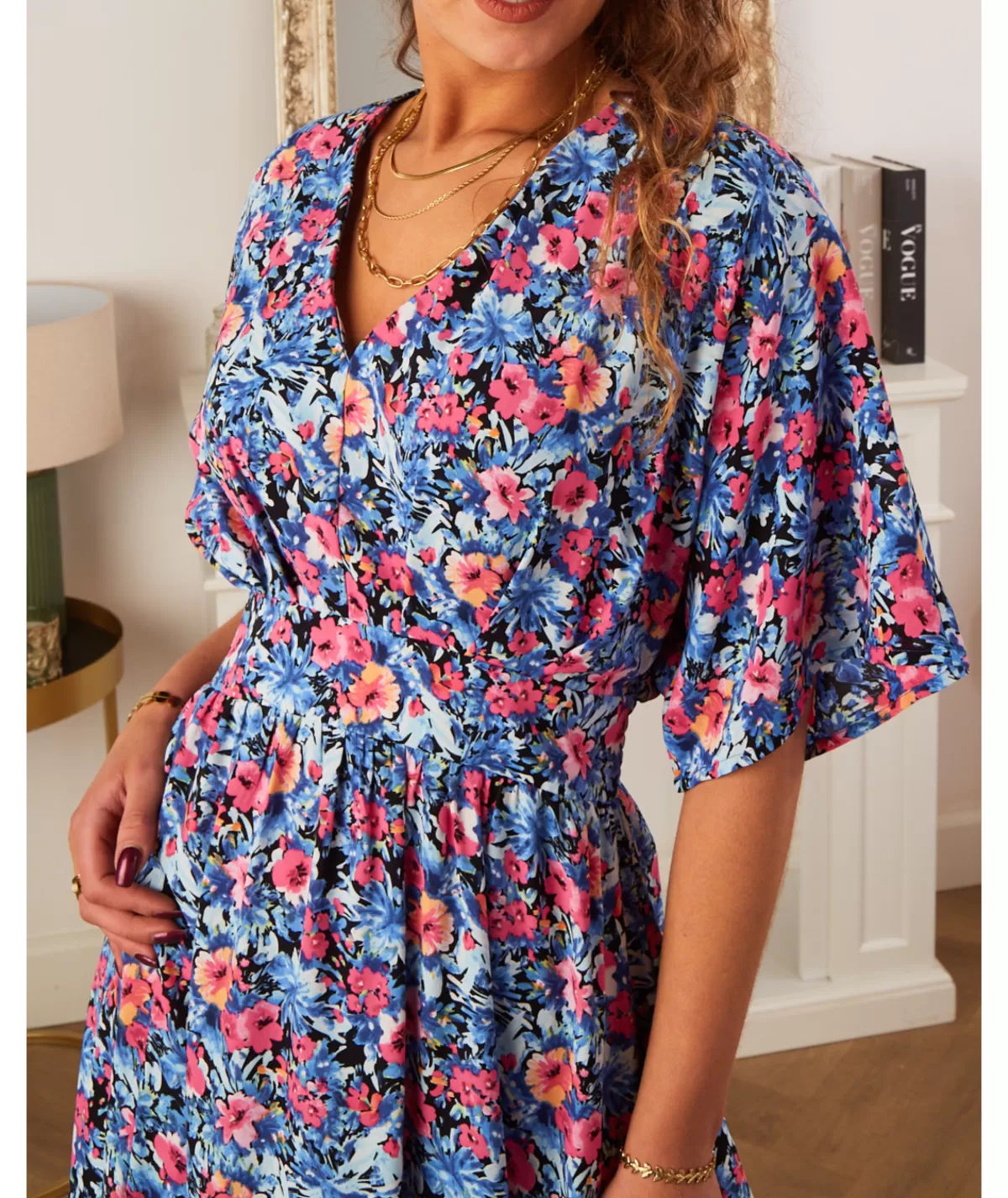 La boutique de Lilie Robes>ROBE THEORA Bleu
