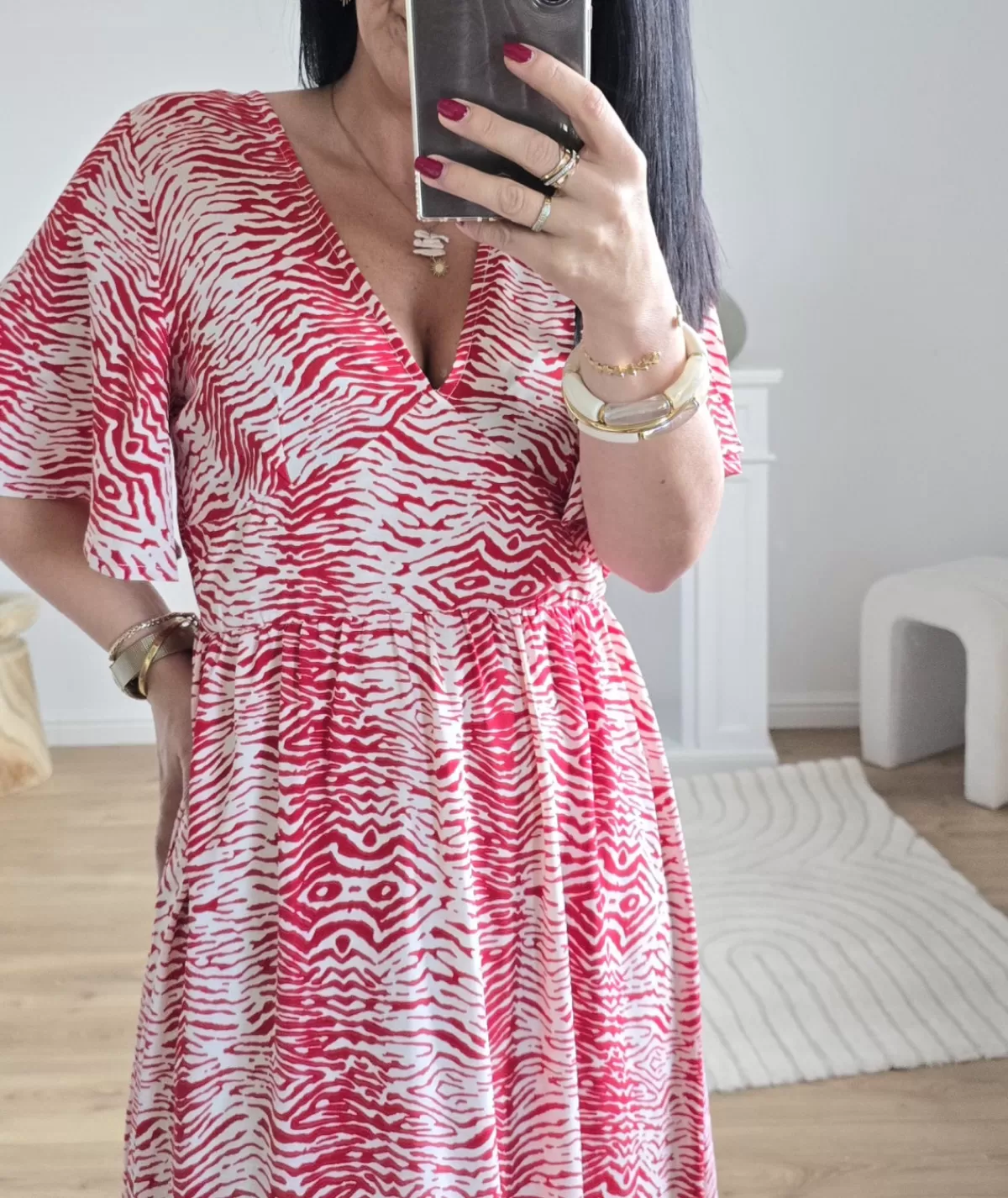 La boutique de Lilie Robes>ROBE TRESSY LONGUE Rouge