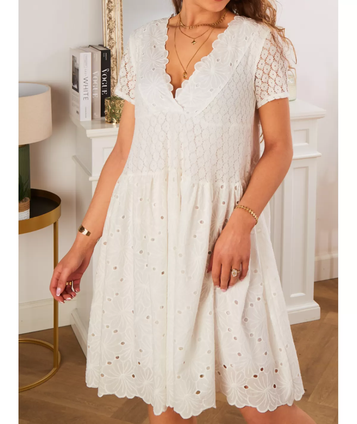 La boutique de Lilie Robes>ROBE VAHINA Blanc