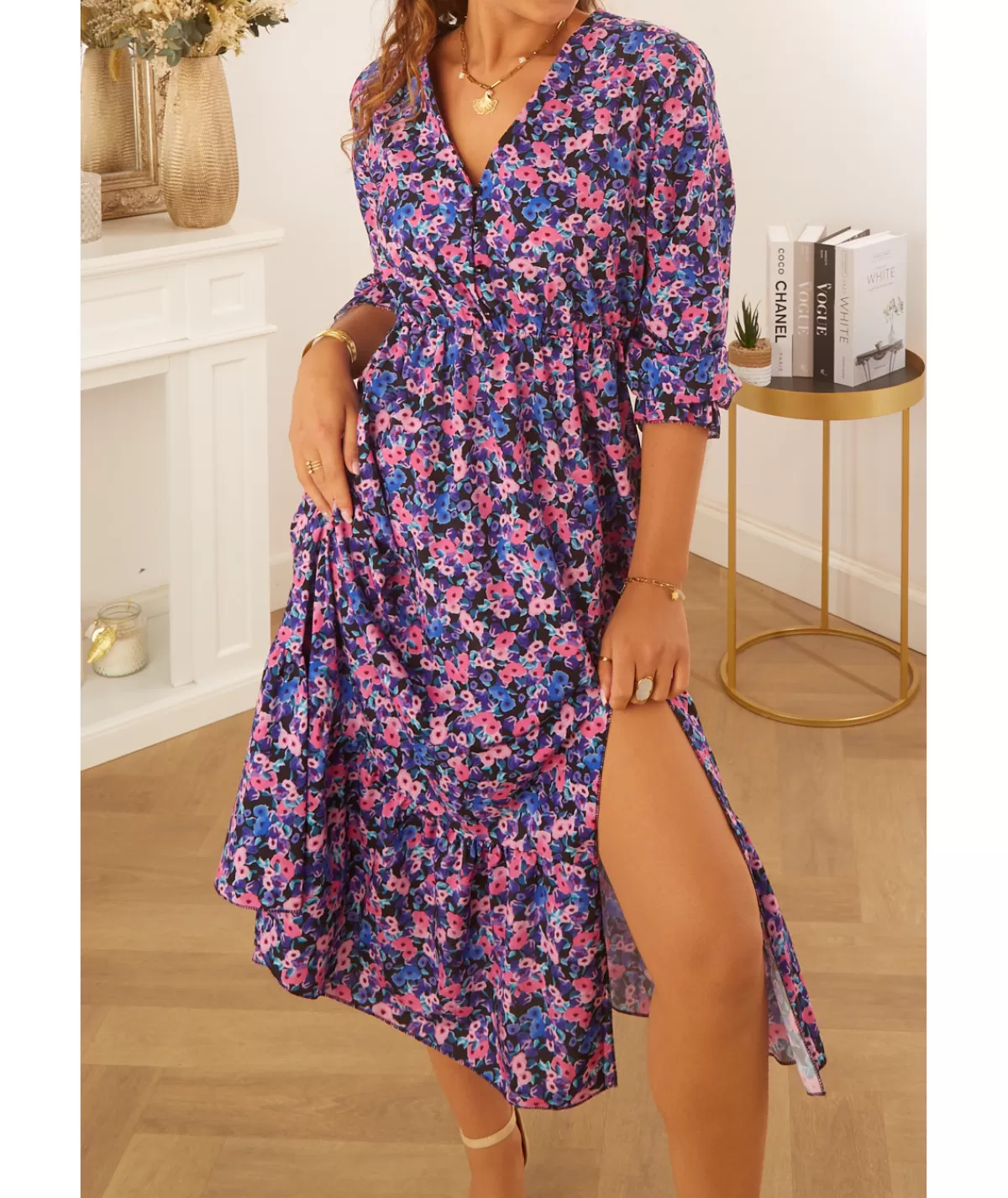 La boutique de Lilie Robes>ROBE VERONIQUE Violet