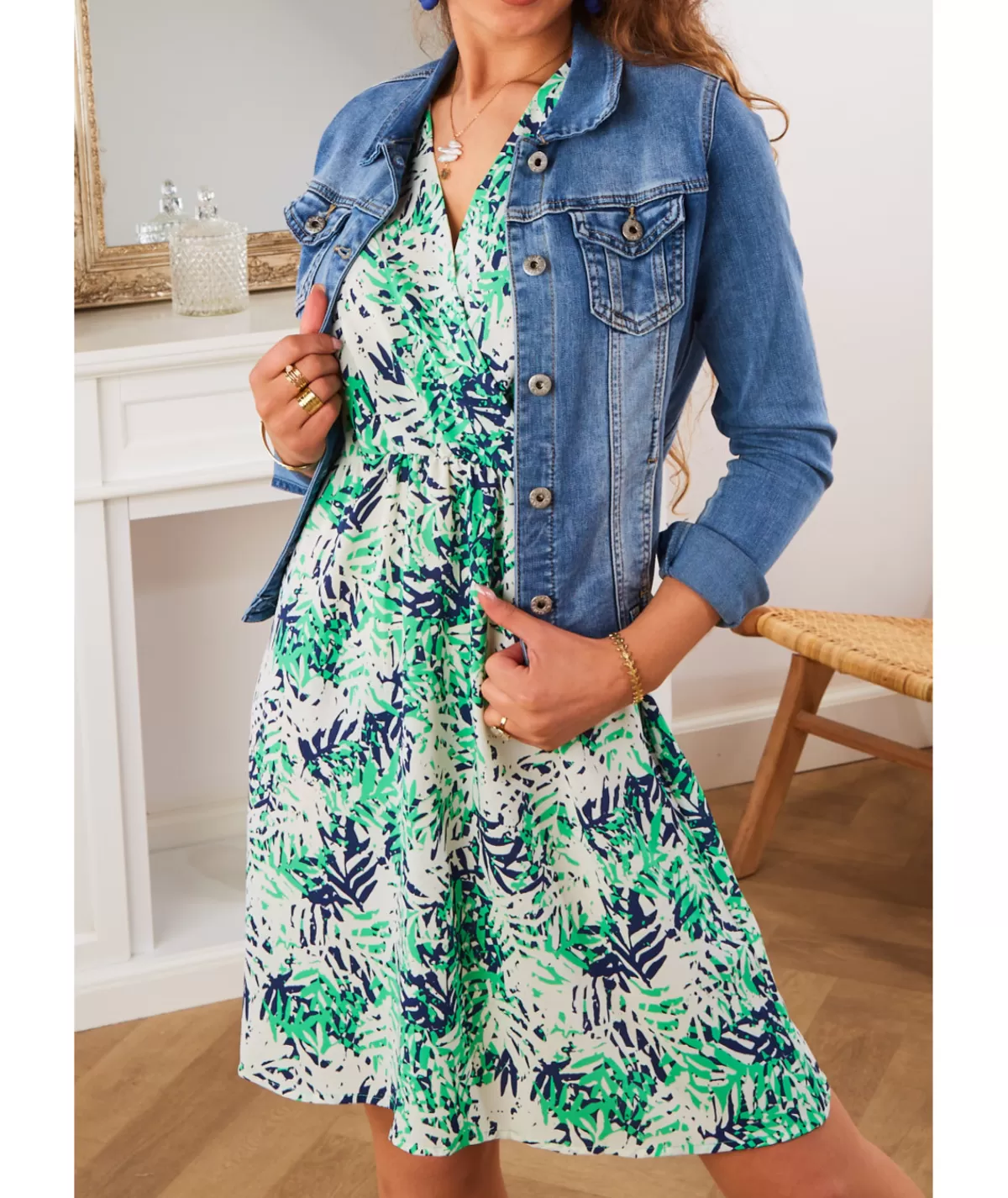 La boutique de Lilie Robes>ROBE VERONIQUE Vert